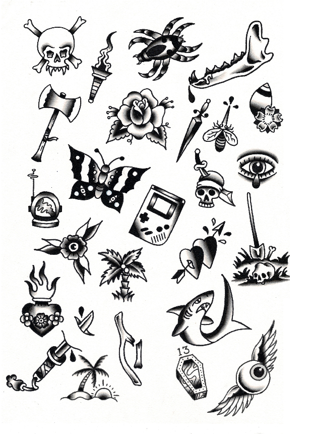 Simple Random Flash Tattoos Simple Tattoo Flash Designs This Coming Wed & Thursday We're Offering